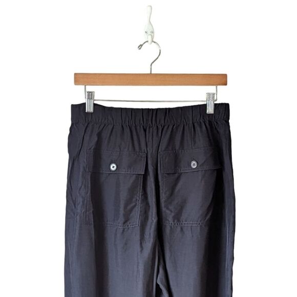 J crew Straight-leg Black Utility Pant With Surplus Pockets women's sz 8 - Picture 7 of 15